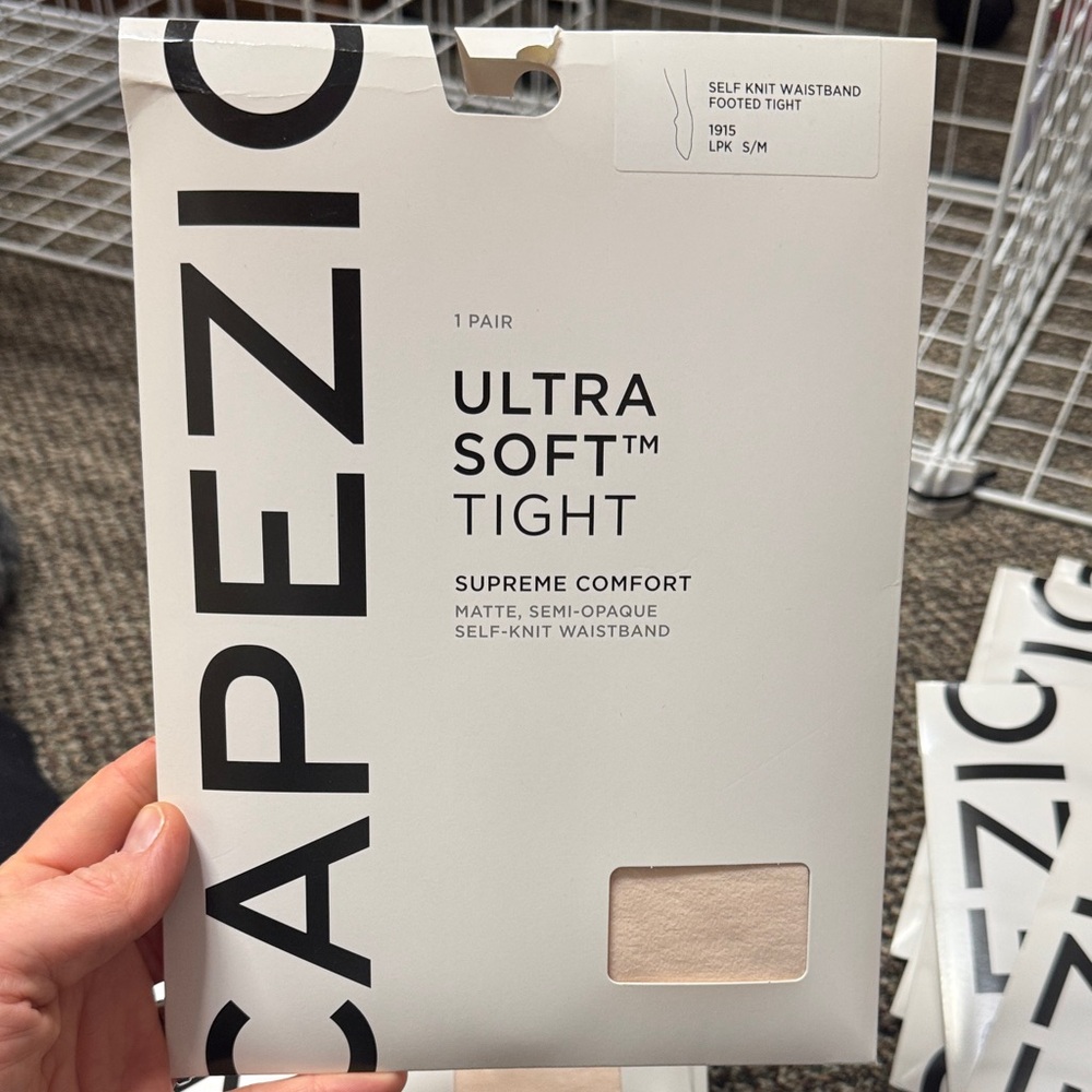 Capezio ADULT Ultra Soft FOOTED Tights - LPK Light Pink